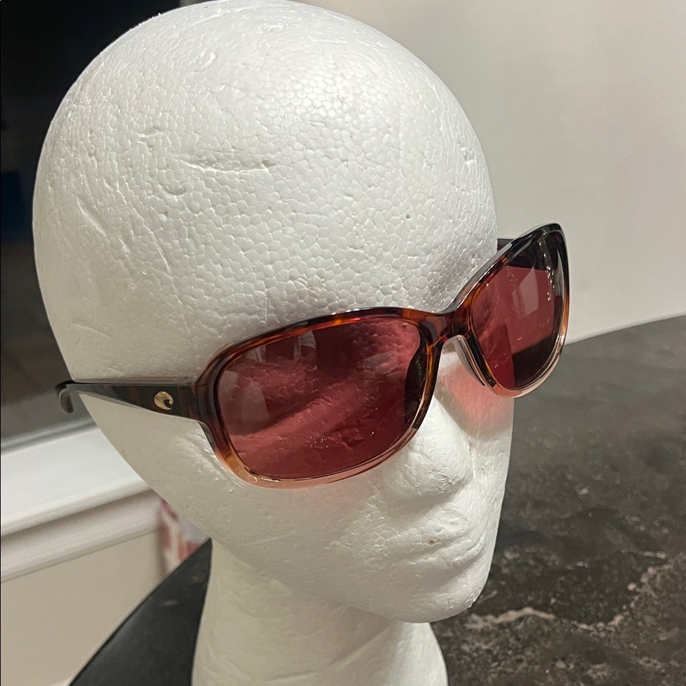 EUC authentic Costa sea drift, fading tortoise polarized sunglasses with case